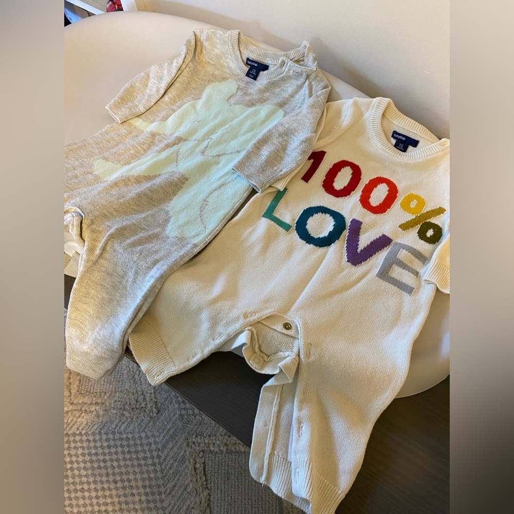 BabyGap sweater onesies